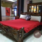 Rustic farmhouse bed