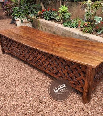 Indian Carved Bench
