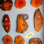 Rustic Log Clock