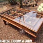 Brass Carved Coffee Table