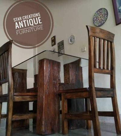 Sleeper Glass 4 Seat Dining Set