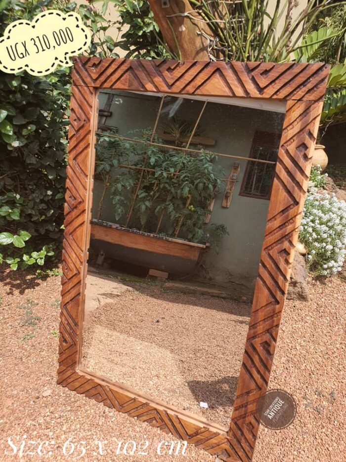 Zebra Pattern Mirror