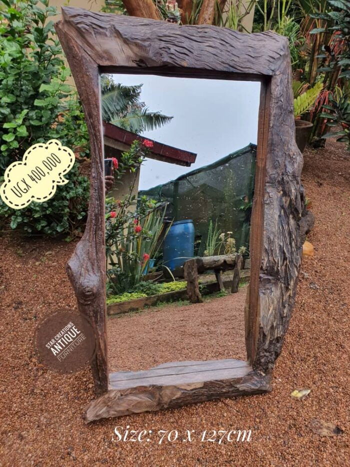 Reclaimed Wood Frame Mirror