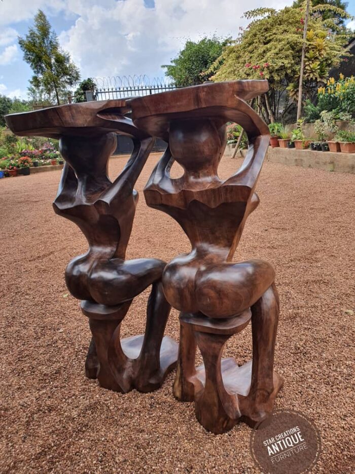 African Lady Sculpture - Image 4