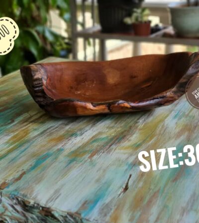 Reclaimed Mugavu Carved Bowl