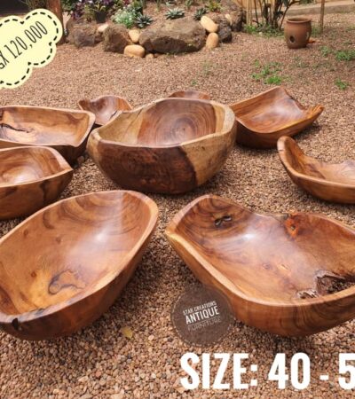Reclaimed Mugavu Carved Bowl