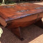 Coffee Table; Wine Barrel Table