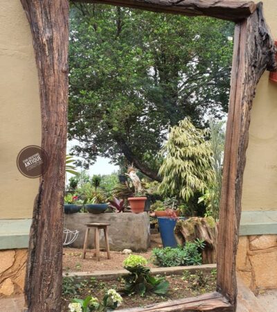 Reclaimed Wood Frame Mirror