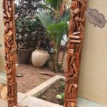 Wood Chip Mirror
