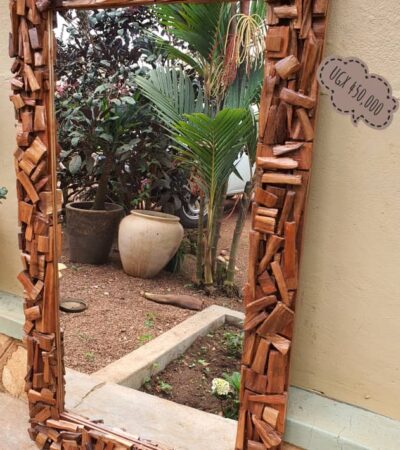 Wood Chip Mirror