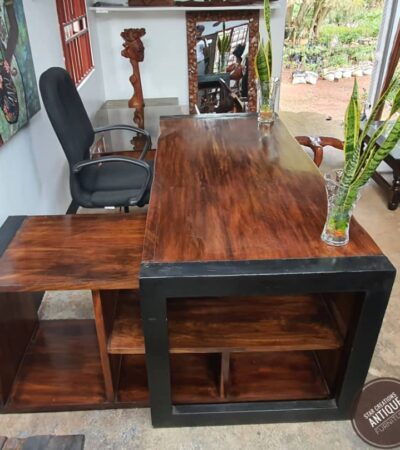 Executive Desk & Printer Shelf