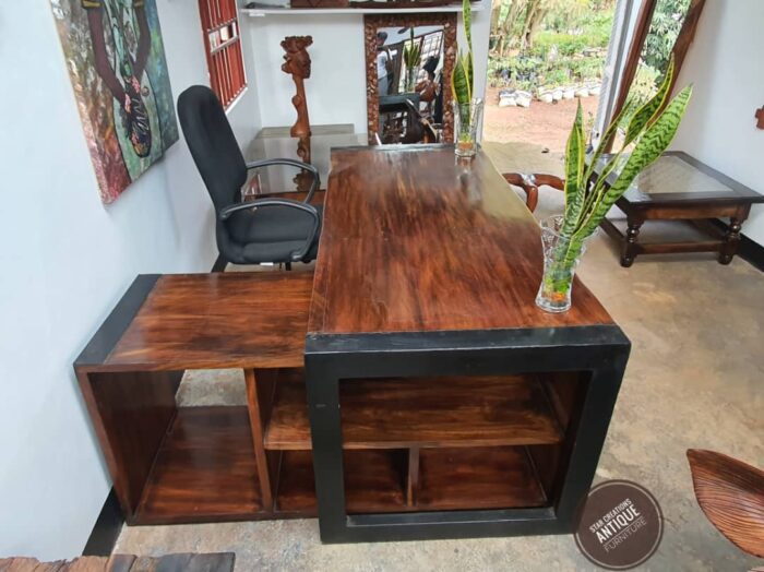 Executive Desk & Printer Shelf