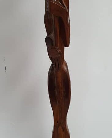 Man with a Fiddle Sculpture