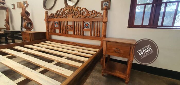 Tiled 5x6ft Bed - Image 2